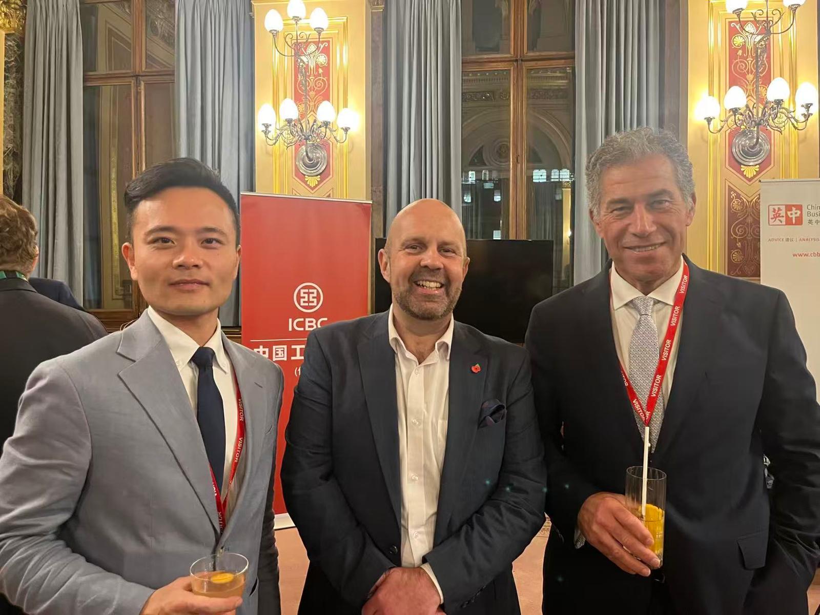 لقاء ضمن فعالية China Business Reception في لندن